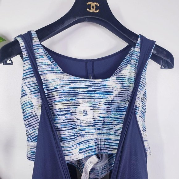 Lululemon Athletica Navy Blue Ready & Go Tank Top - Picture 5 of 11